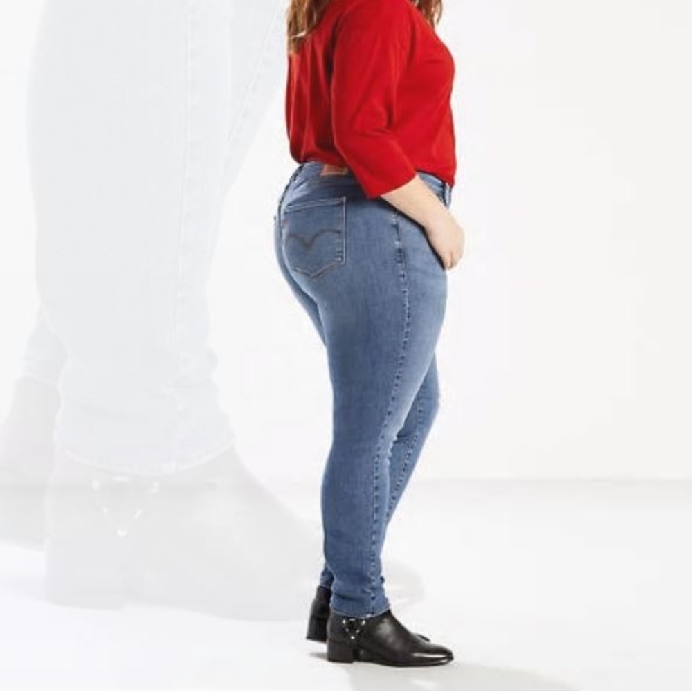 NWT Levi's Jean Tummy-slimming Skinny 18W - Picture 3 of 3